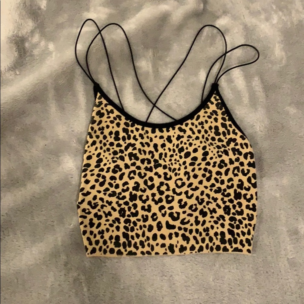 cheetah print tank top